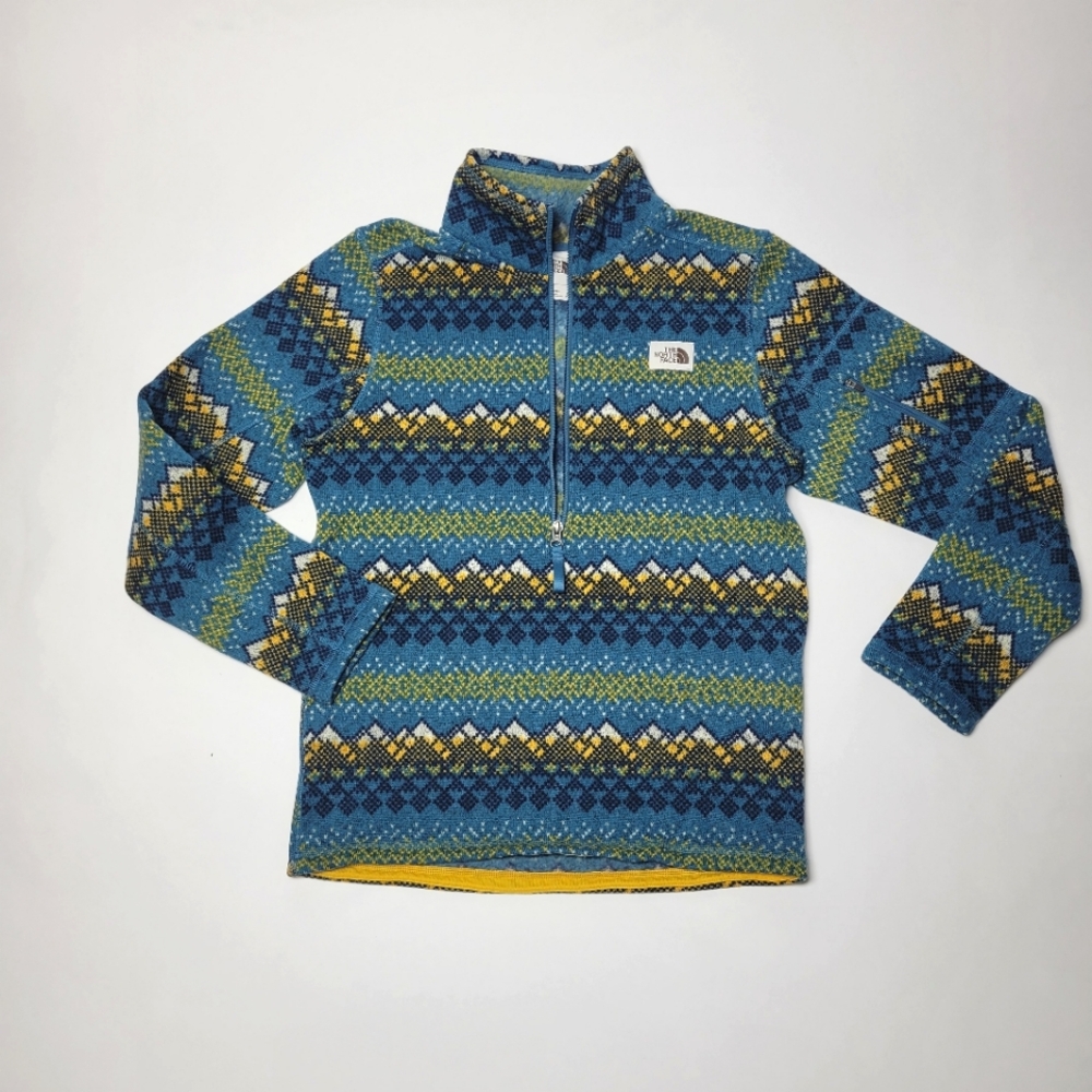 Blue Patterned Sweater